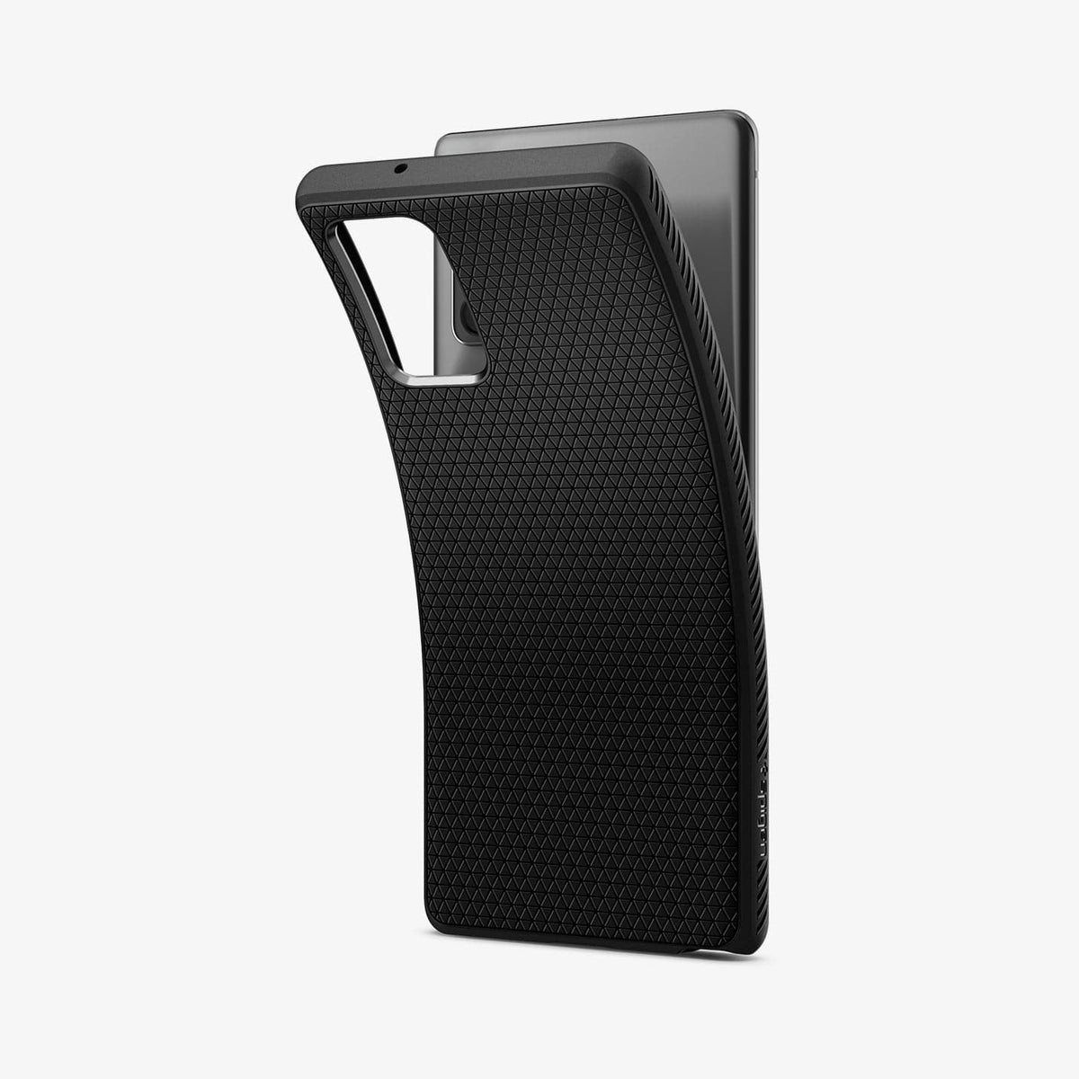 Spigen Galaxy Note 20 Ultra Case – Liquid Air – Matte Black – detail image 5