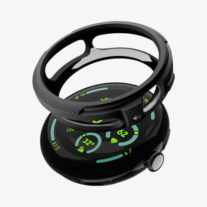 Spigen Google Pixel Watch 5 / 4 (45mm) Case + Stand – Liquid Air - Matte Black - official image 3