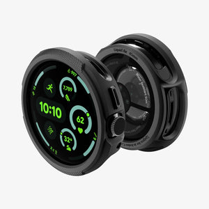 Spigen Google Pixel Watch 5 / 4 (45mm) Case + Stand – Liquid Air - Matte Black - official image 2