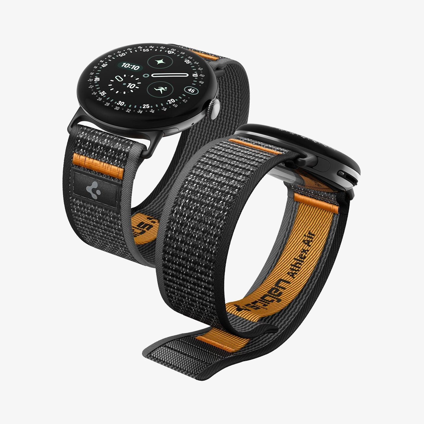 Spigen Google Pixel Watch 5 (41mm) Band – Athlex Air - Active Black Orange - image 2
