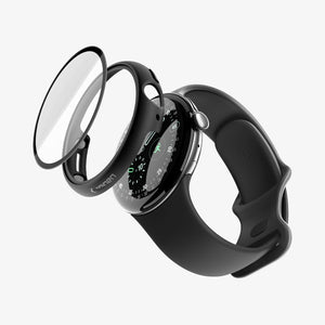 Spigen Google Pixel Watch 5 (45mm) Case + Screen Protector – Thin Fit 360 - Black - image 4