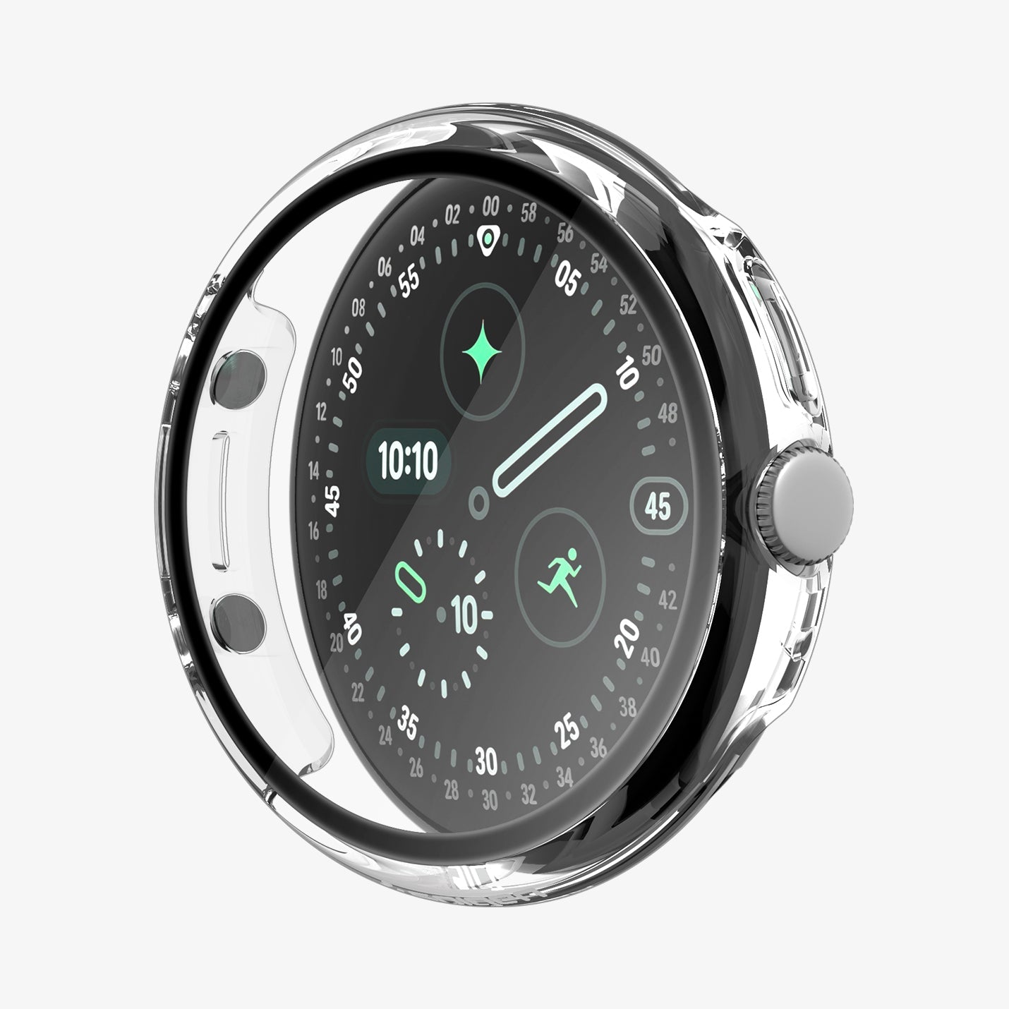 Spigen Google Pixel Watch 5 (41mm) Case + Screen Protector – Thin Fit 360 - Black - image 3