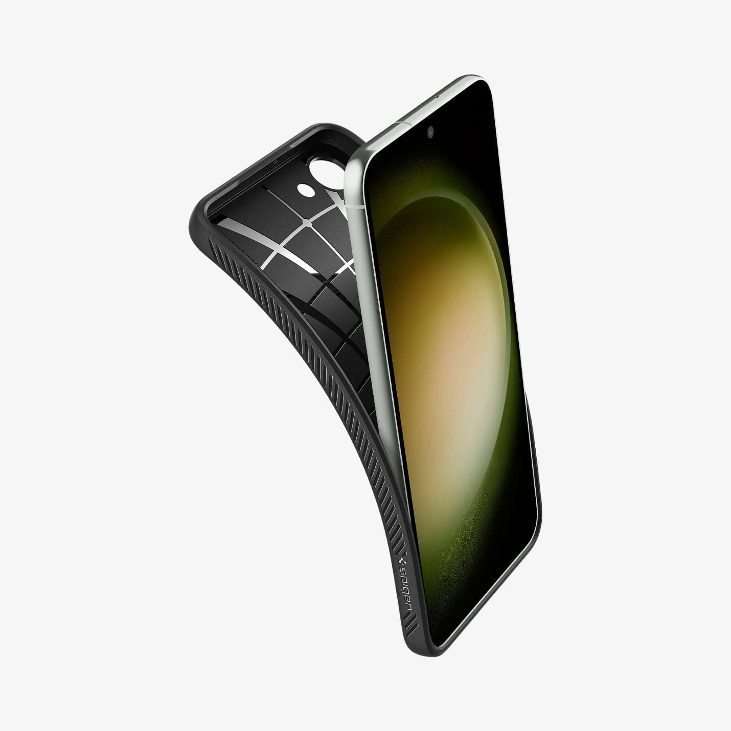 Spigen Galaxy S23 Case – Liquid Air – Matte Black – detail image 6