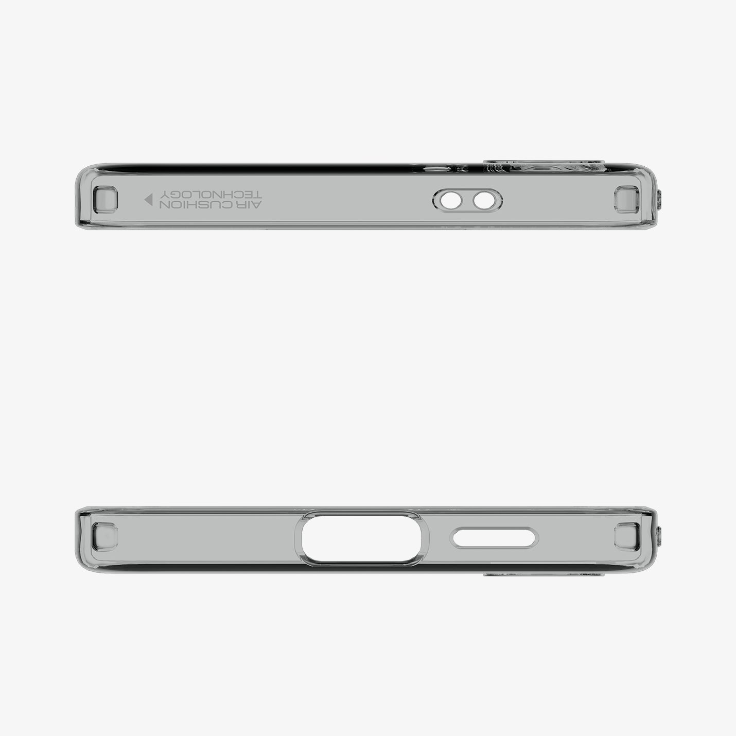 ACS07283 - Galaxy S24 Ultra Case Liquid Crystal in Crystal Clear showing the back