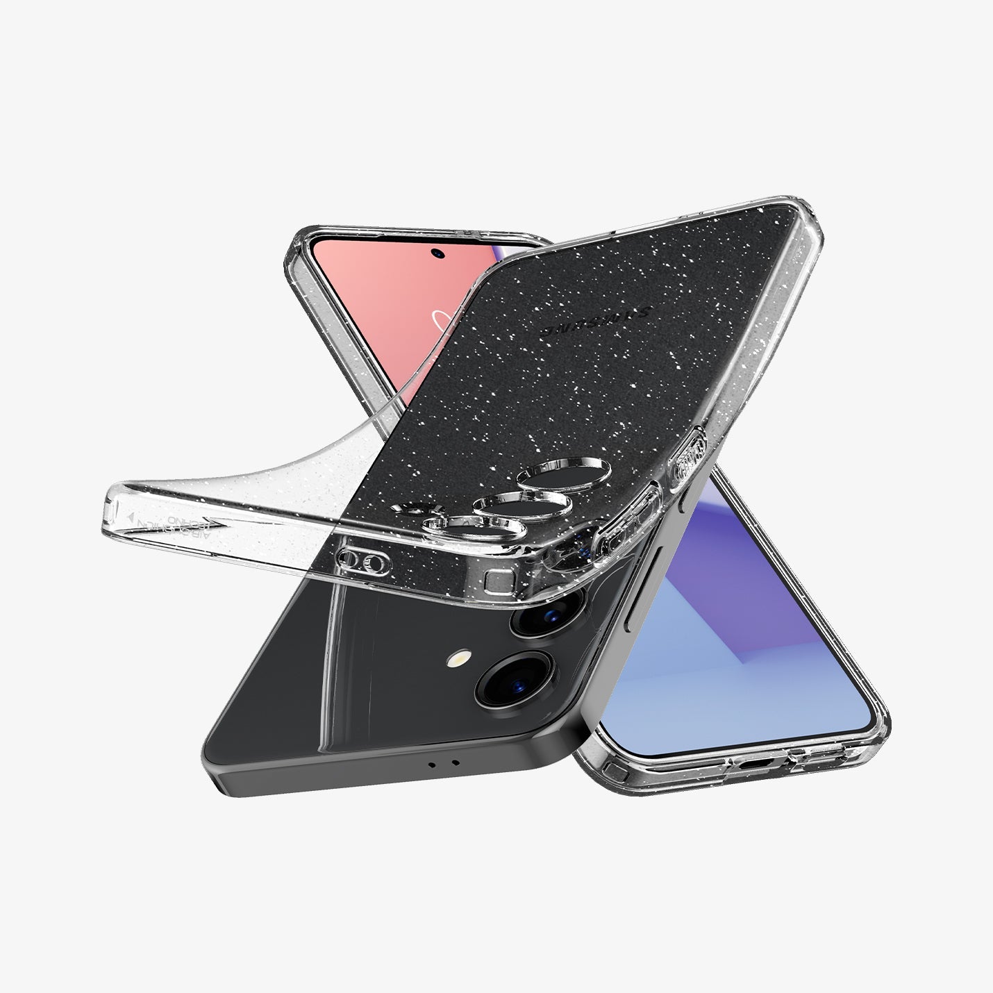 Spigen Liquid Crystal Glitter case for Galaxy S24 in Crystal Quartz – detail image 2