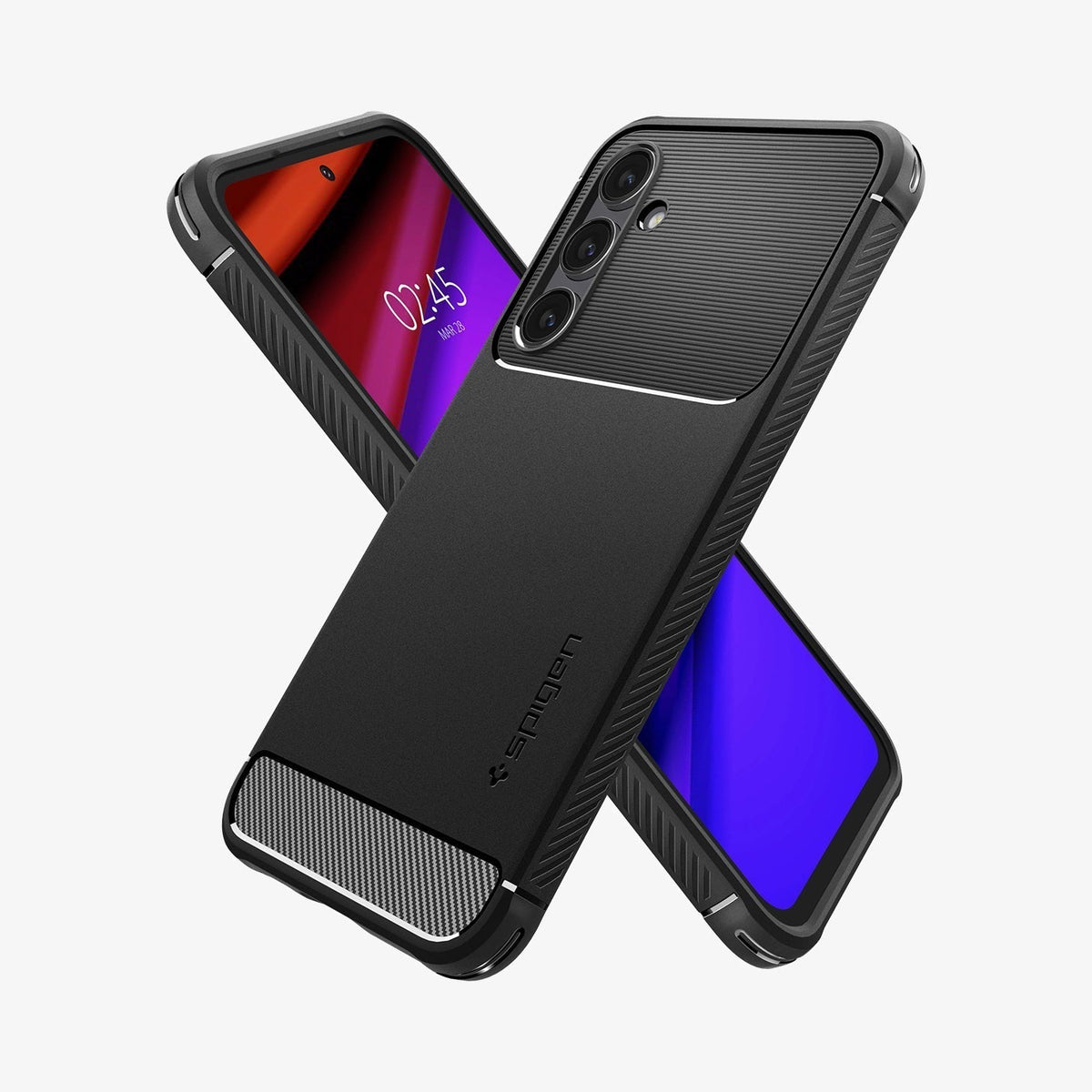 Spigen Galaxy S23 FE Case – Rugged Armor – Matte Black – detail image 6