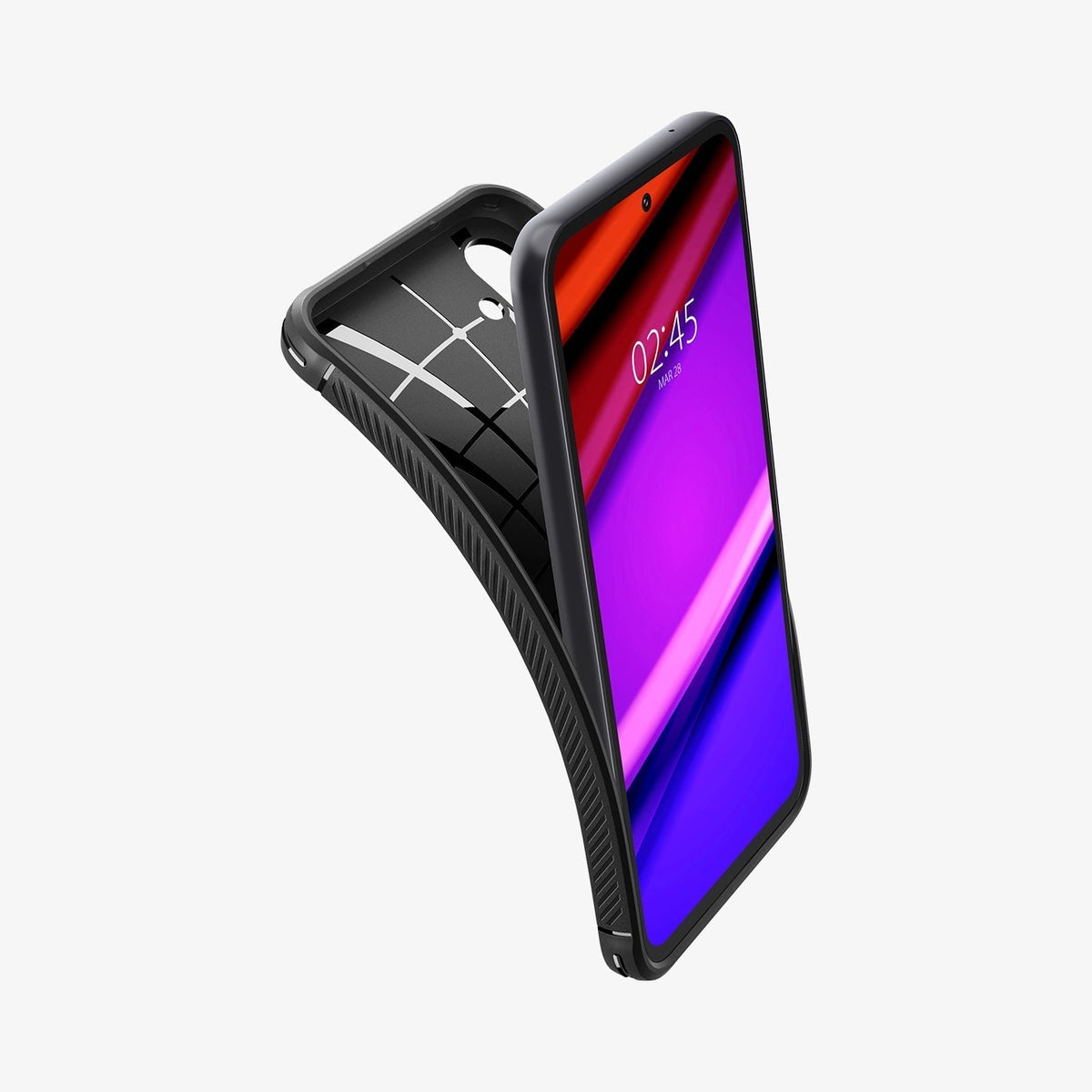 Spigen Galaxy S23 FE Case – Rugged Armor – Matte Black – detail image 8