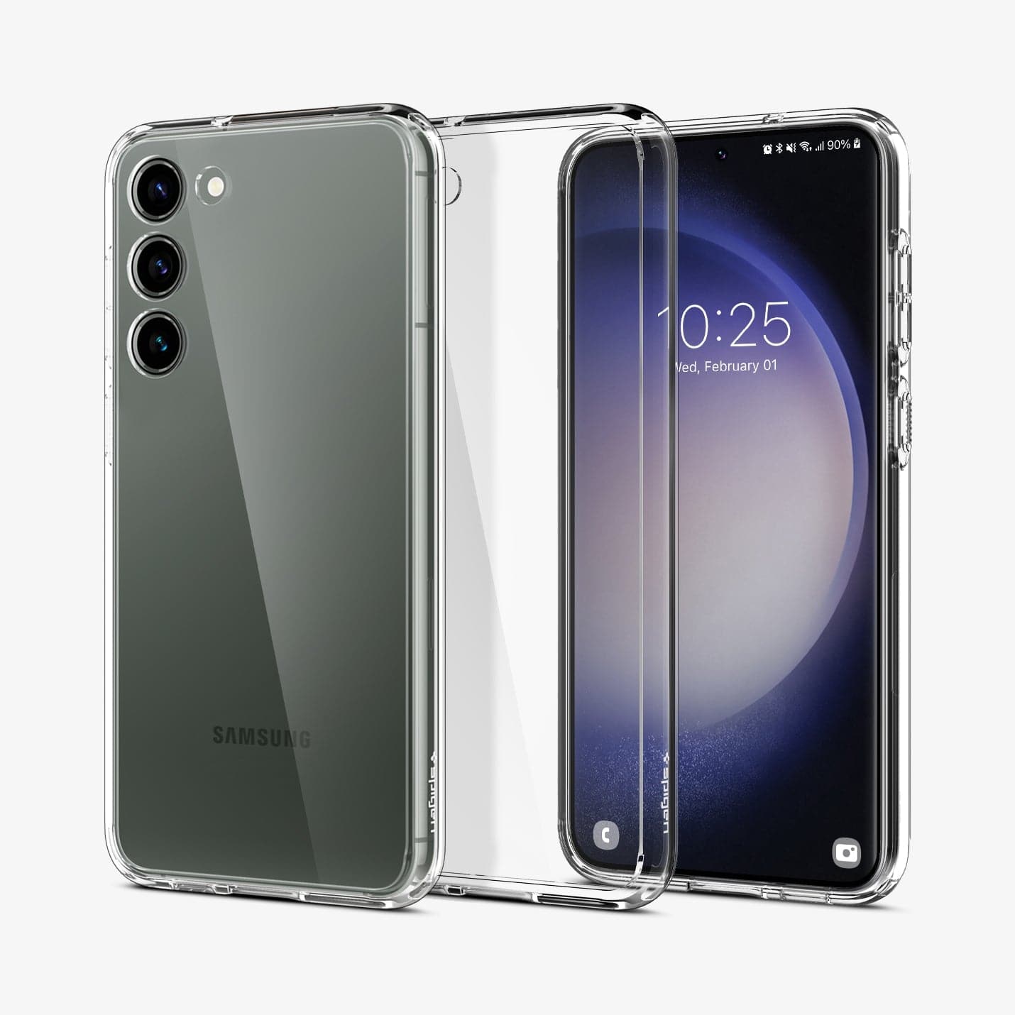 Spigen Galaxy S23 Plus Case – Ultra Hybrid – Crystal Clear – detail image 1