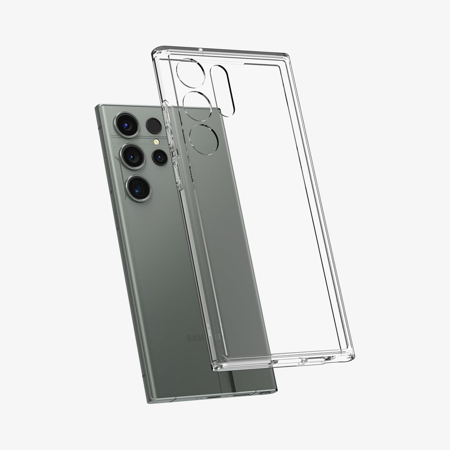 Spigen Ultra Hybrid case for Galaxy S23 Ultra in Crystal Clear – detail image 6