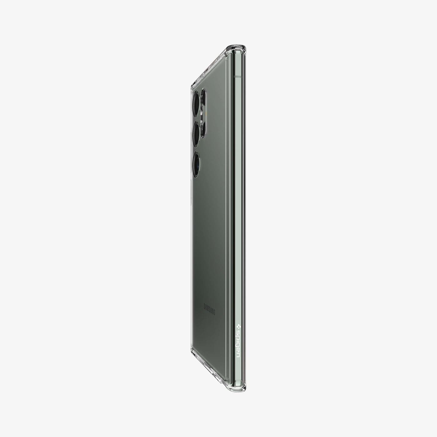 Spigen Ultra Hybrid case for Galaxy S23 Ultra in Crystal Clear – detail image 7