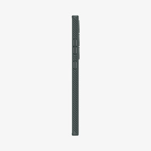 ACS07287 - Galaxy S24 Ultra Case Liquid Air in Matte Black showing the back