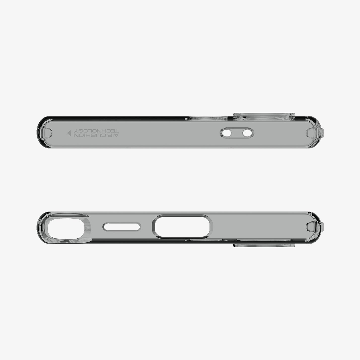 Galaxy S24 Ultra Case Liquid Crystal in Space Crystal showing the top and bottom