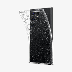 Spigen Galaxy S24 Ultra Glitter Case – Liquid Crystal – Crystal Quartz – detail image 3