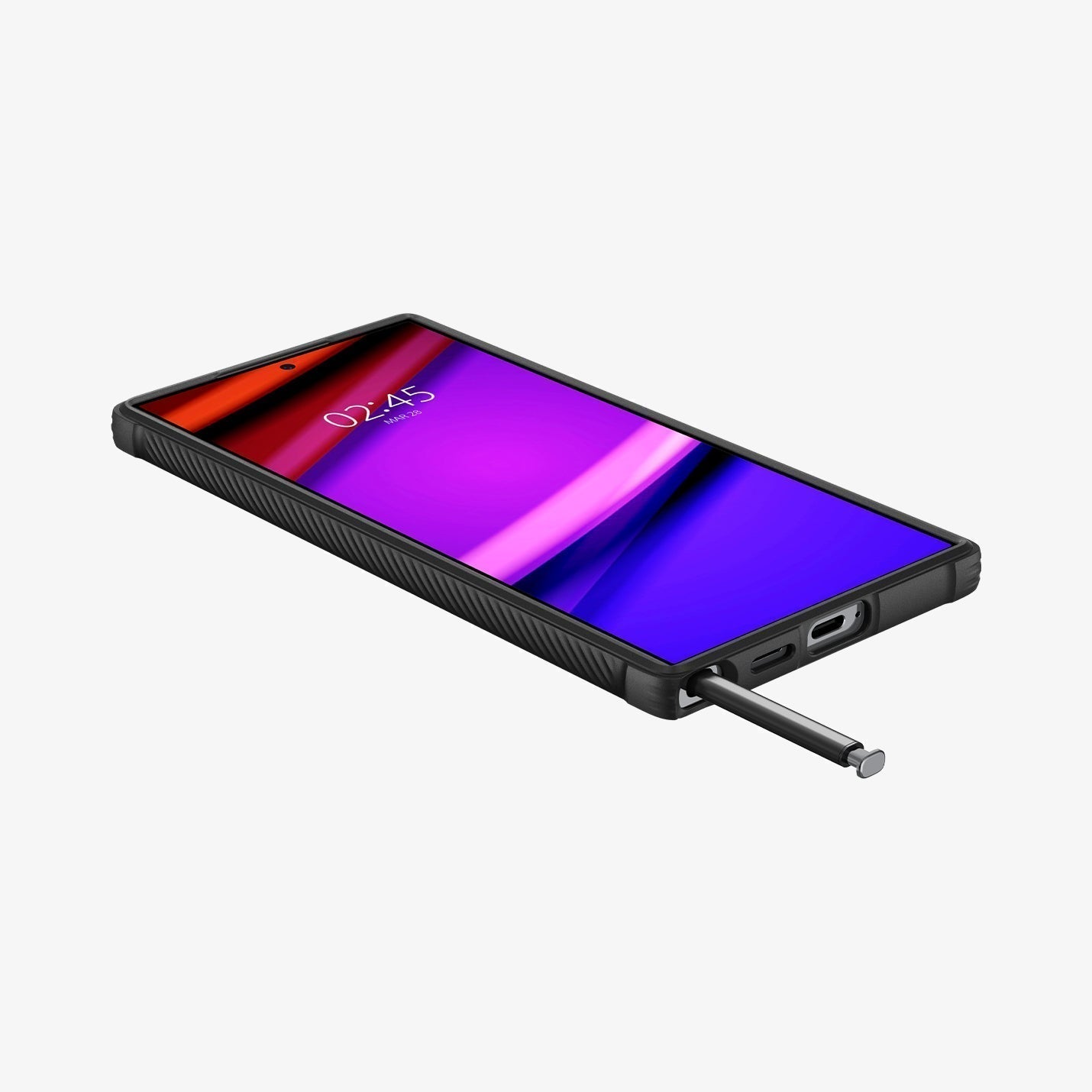 Spigen Galaxy S24 Ultra Case – Rugged Armor – Matte Black – detail image 11