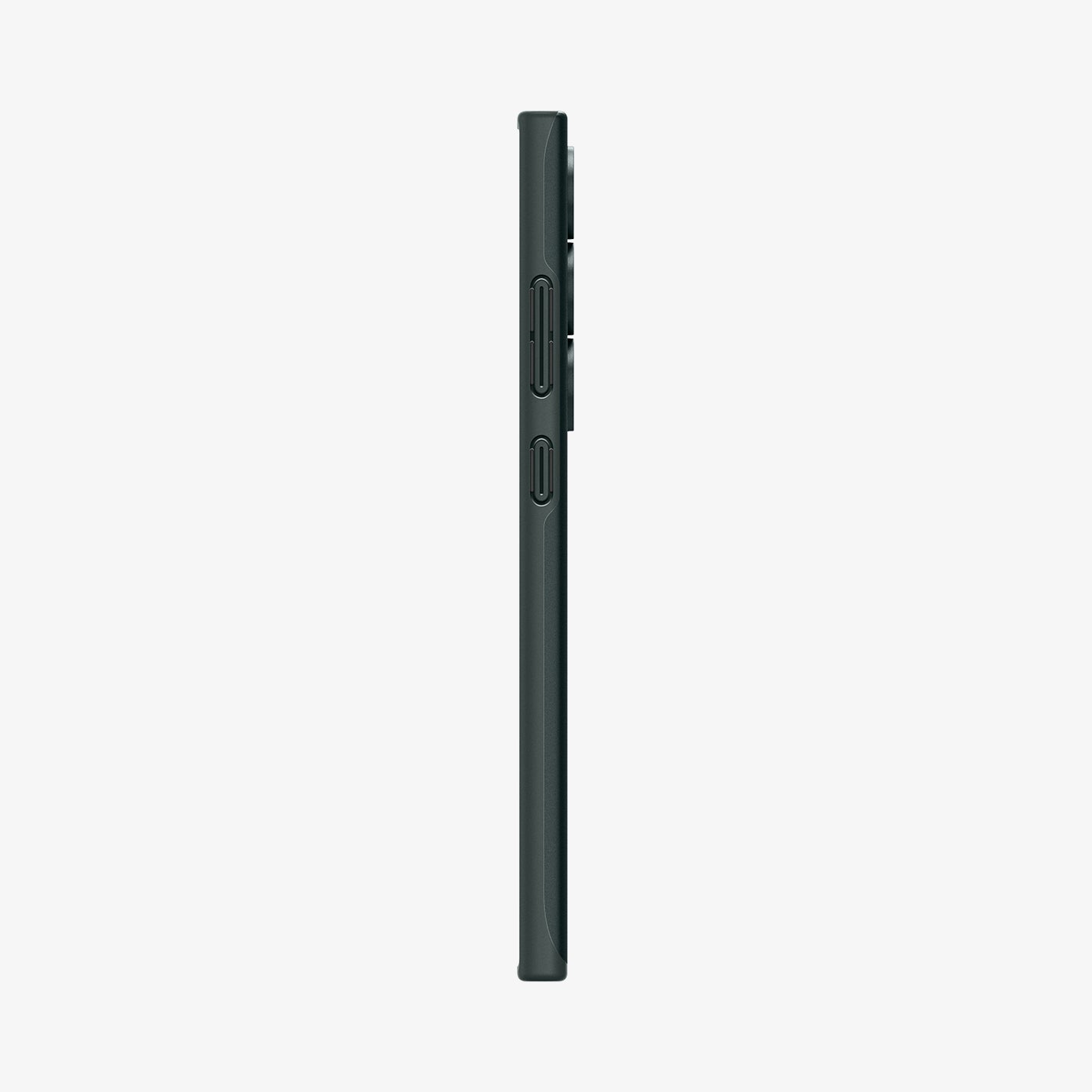 ACS07281 - Galaxy S24 Ultra Case Thin Fit in Black showing the back