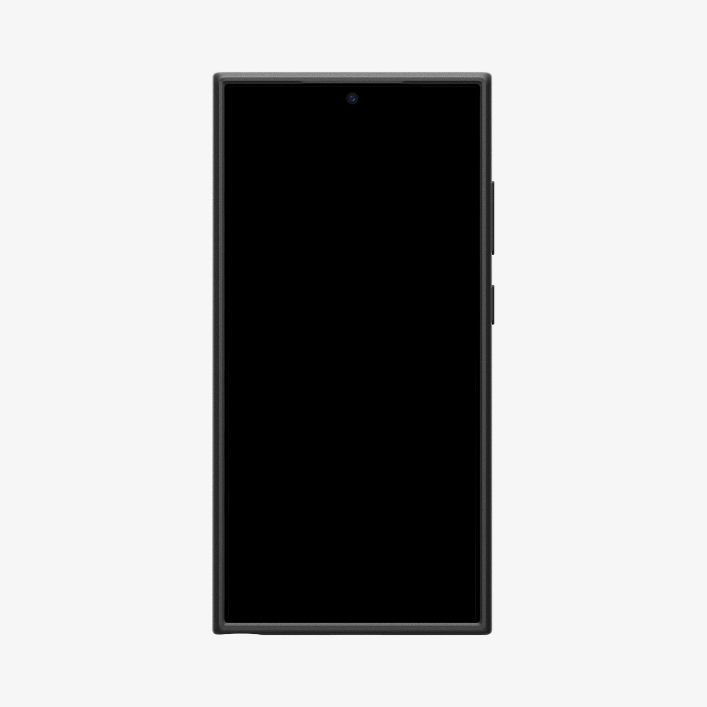 ACS07281 - Galaxy S24 Ultra Case Thin Fit in Black showing the back