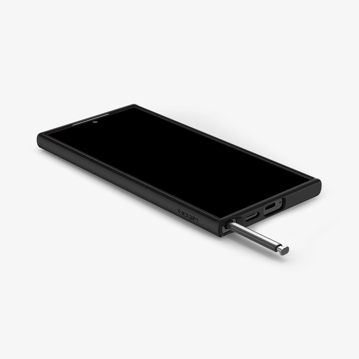 ACS07292 - Galaxy S24 Ultra Case Ultra Hybrid in Crystal Clear showing the back