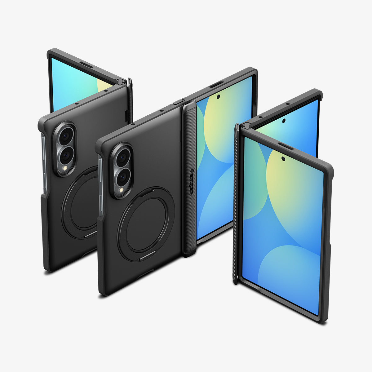 Spigen Galaxy Z Fold 8 Case Slim Armor Pro S MagFit - Black - image 2