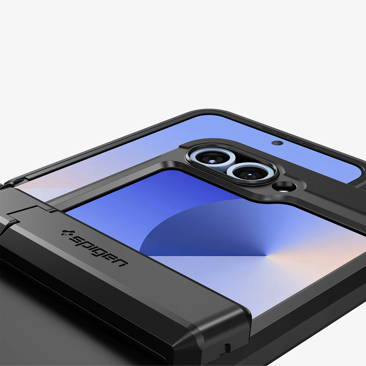 Spigen Galaxy Z Flip 7 FE / Z Flip 6 Case – Tough Armor Pro (MagFit) — Black, fit, construction or use view 10