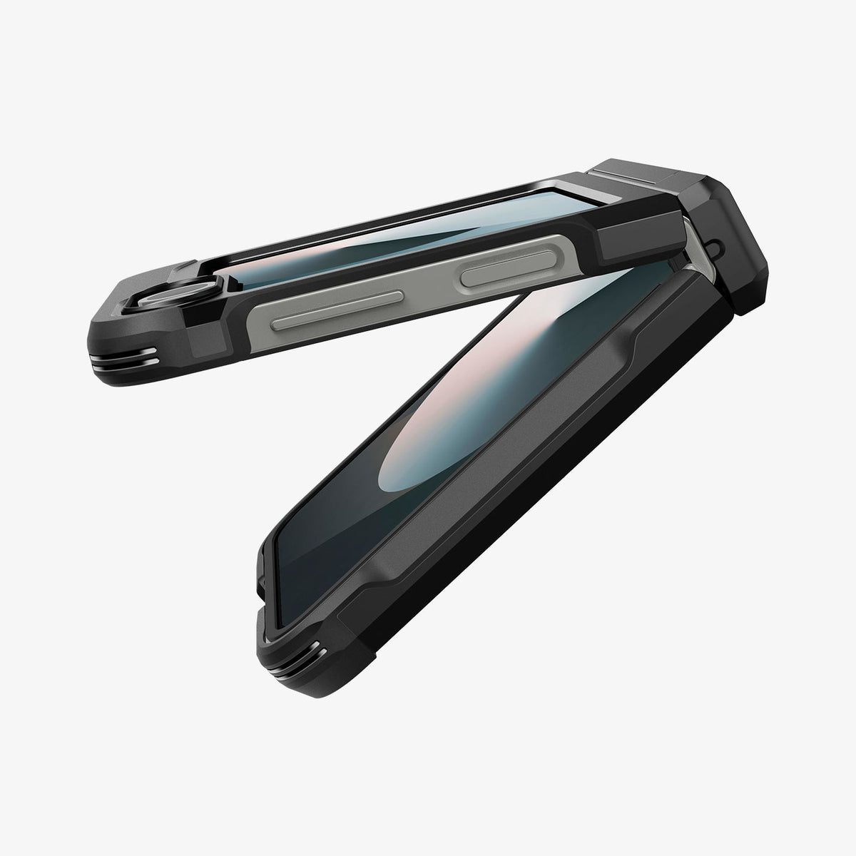 Spigen Galaxy Z Flip 7 FE / Z Flip 6 Case – Tough Armor Pro (MagFit) — Black, fit, construction or use view 12