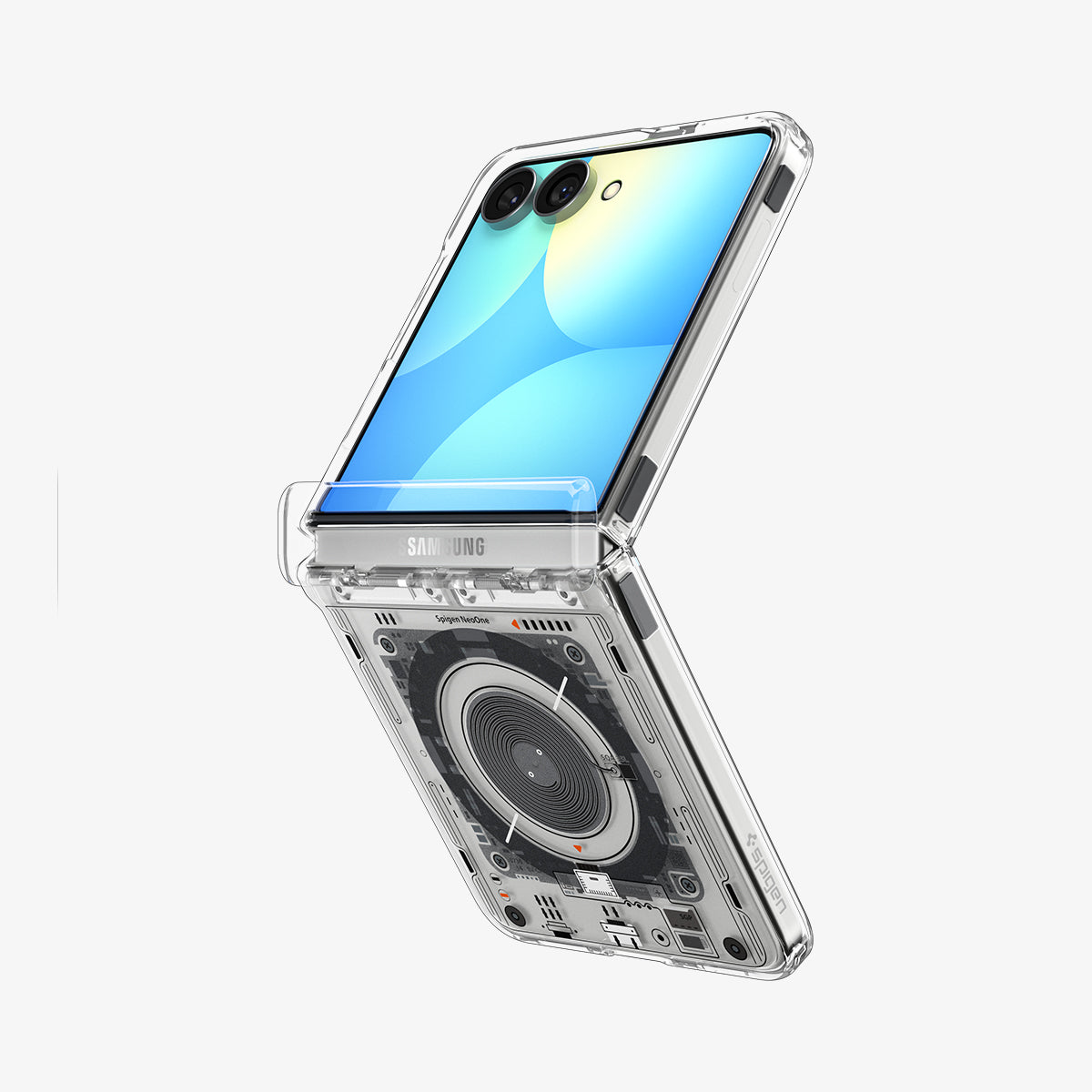 Spigen Galaxy Z Flip 8 Case Ultra Hybrid Pro Neo One MagFit - Neo One - image 4