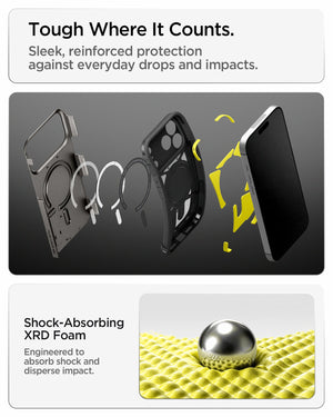 Spigen iPhone 18 Pro Max Tough Armor T (MagFit) - Gunmetal - feature illustration 41