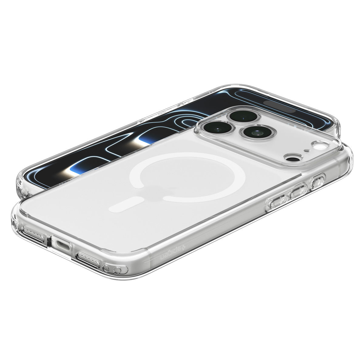 Spigen iPhone 18 Pro Ultra Hybrid Matte (MagFit) - Frost White - case detail 56