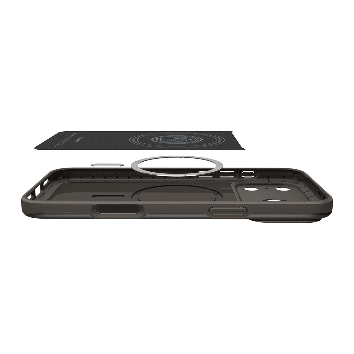 Spigen iPhone 18 Pro Thin Fit (MagFit) - Gunmetal - case detail 32