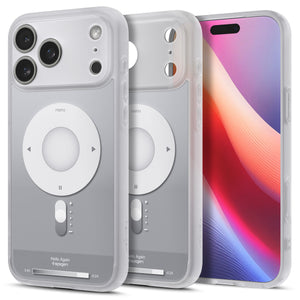 Spigen iPhone 17 Pro Ultra Hybrid Classic MagFit case in Classic Silver - white-background main image