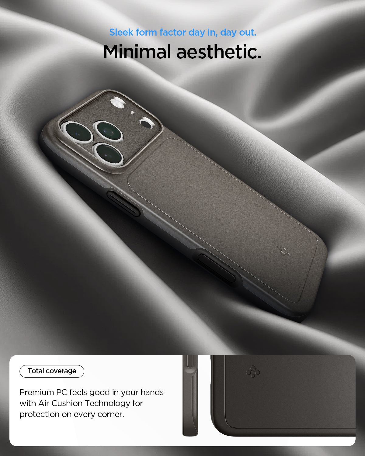Spigen iPhone 18 Pro Max Thin Fit (MagFit) - Gunmetal - feature illustration 65