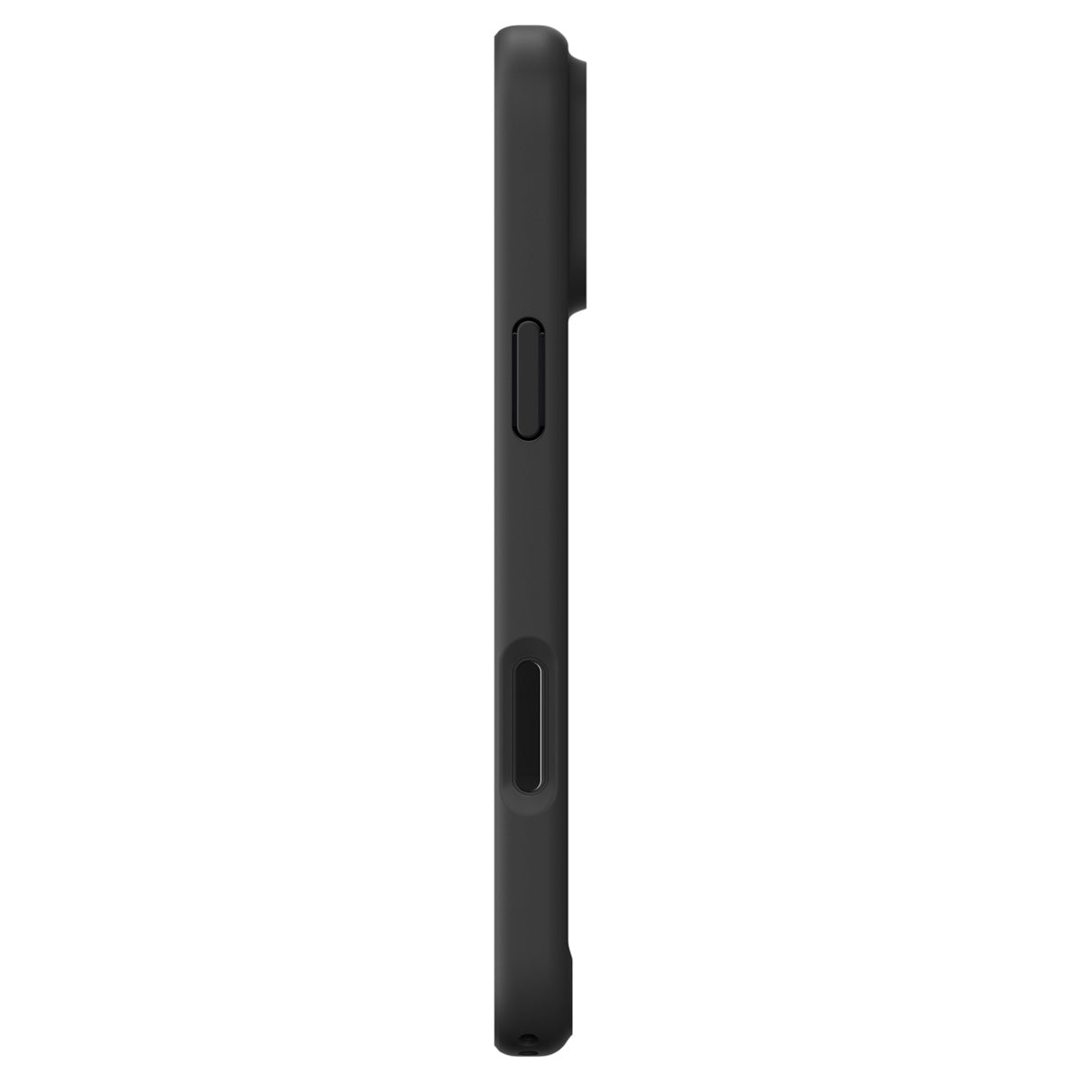 Spigen iPhone 18 Pro Ultra Hybrid Matte (MagFit) - Frost Black Orange - case detail 24