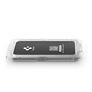 Spigen Galaxy S26 EZ Fit Pro HD Privacy – tray side profile