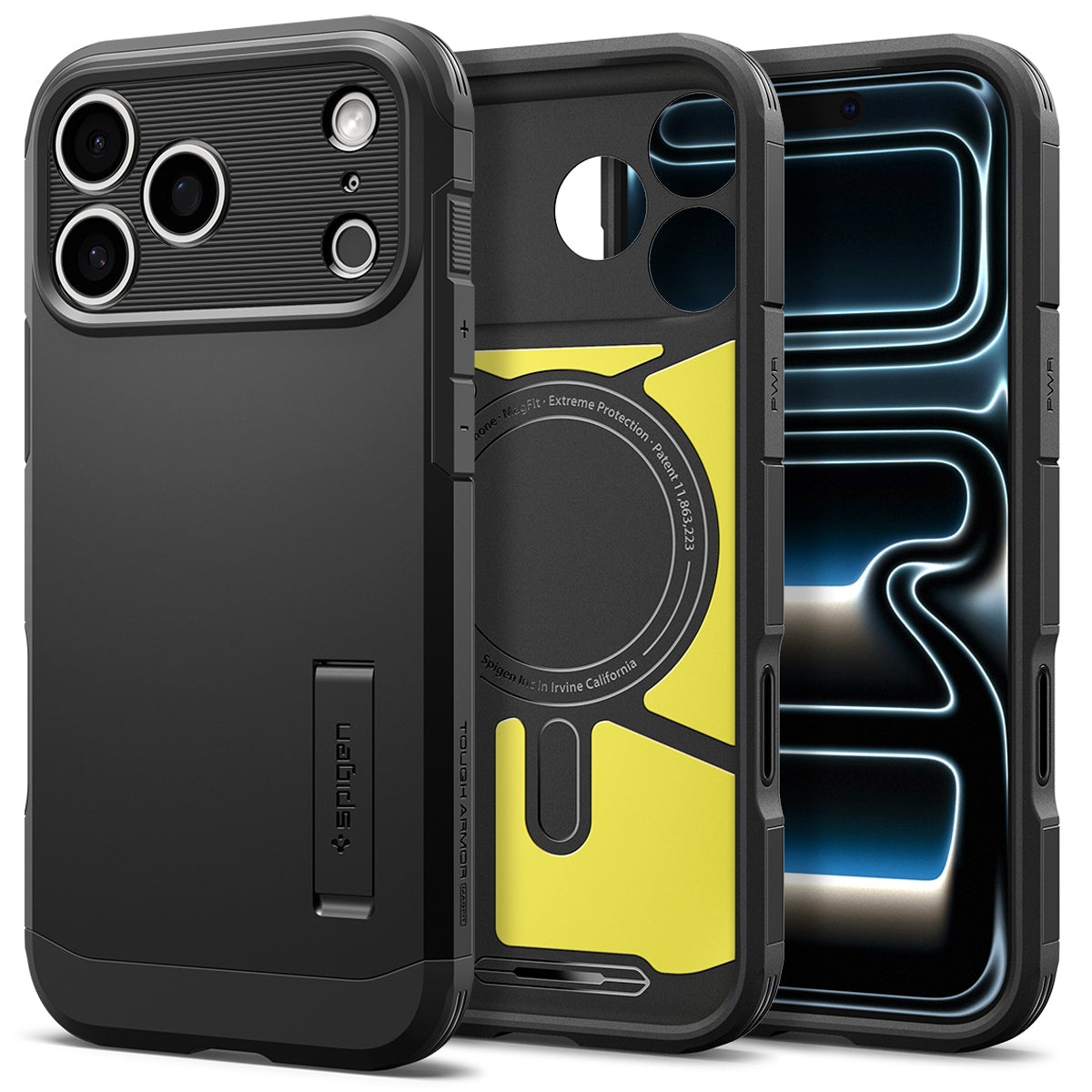 Spigen iPhone 18 Pro Tough Armor T (MagFit) - Black - product view 3