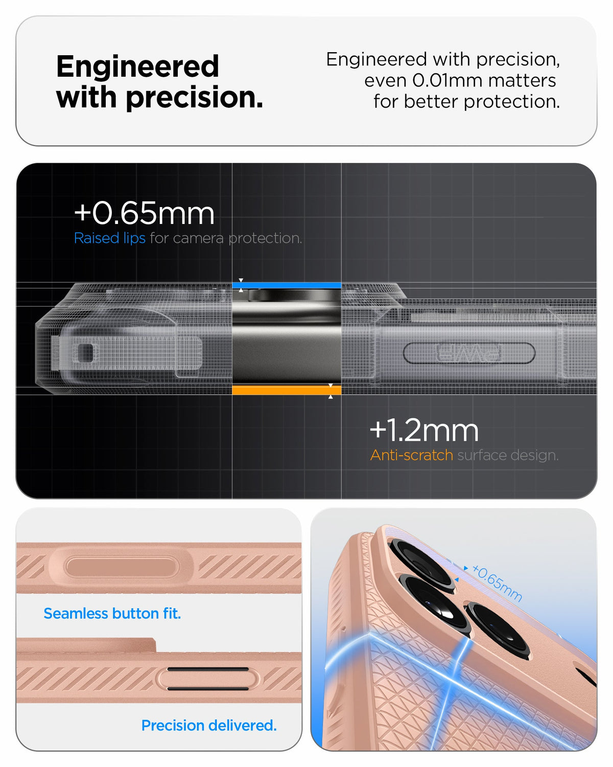 Spigen iPhone 18 Pro Max Liquid Air - Rose Titanium - feature illustration 71