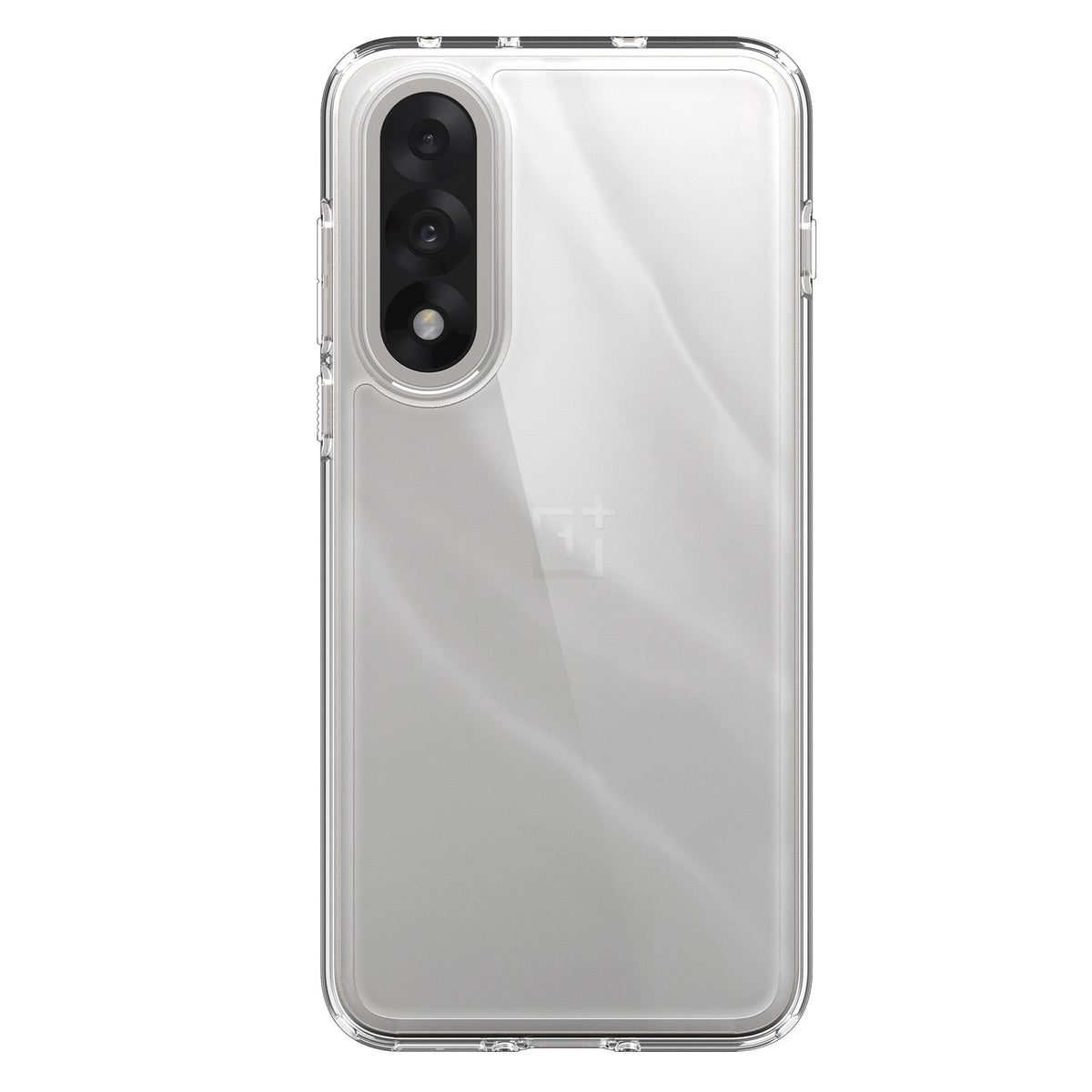 Back view of the OnePlus Nord 5 5G in the Crystal Clear Ultra Hybrid case