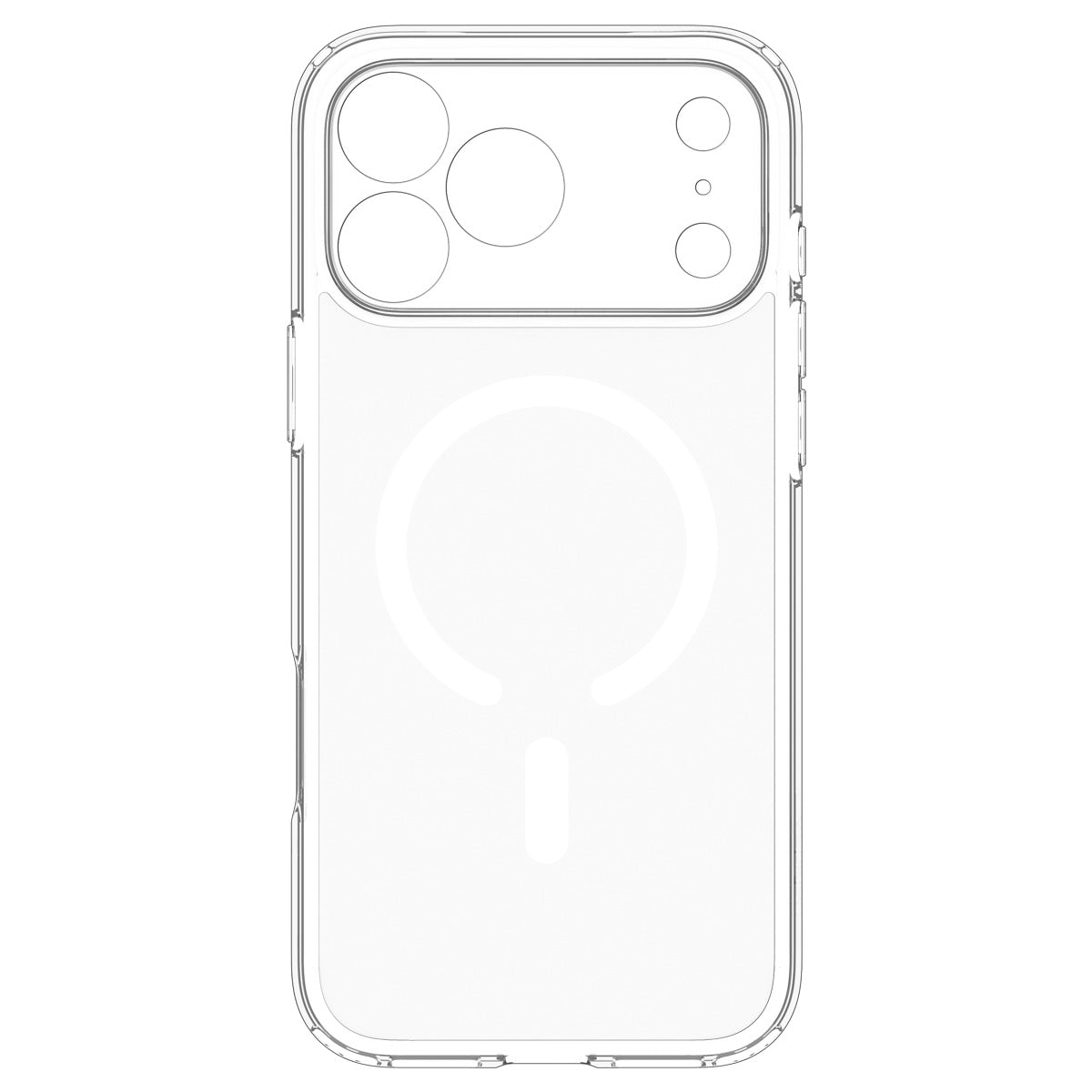 Spigen iPhone 18 Pro Max Ultra Hybrid Matte (MagFit) - Frost White - case detail 47