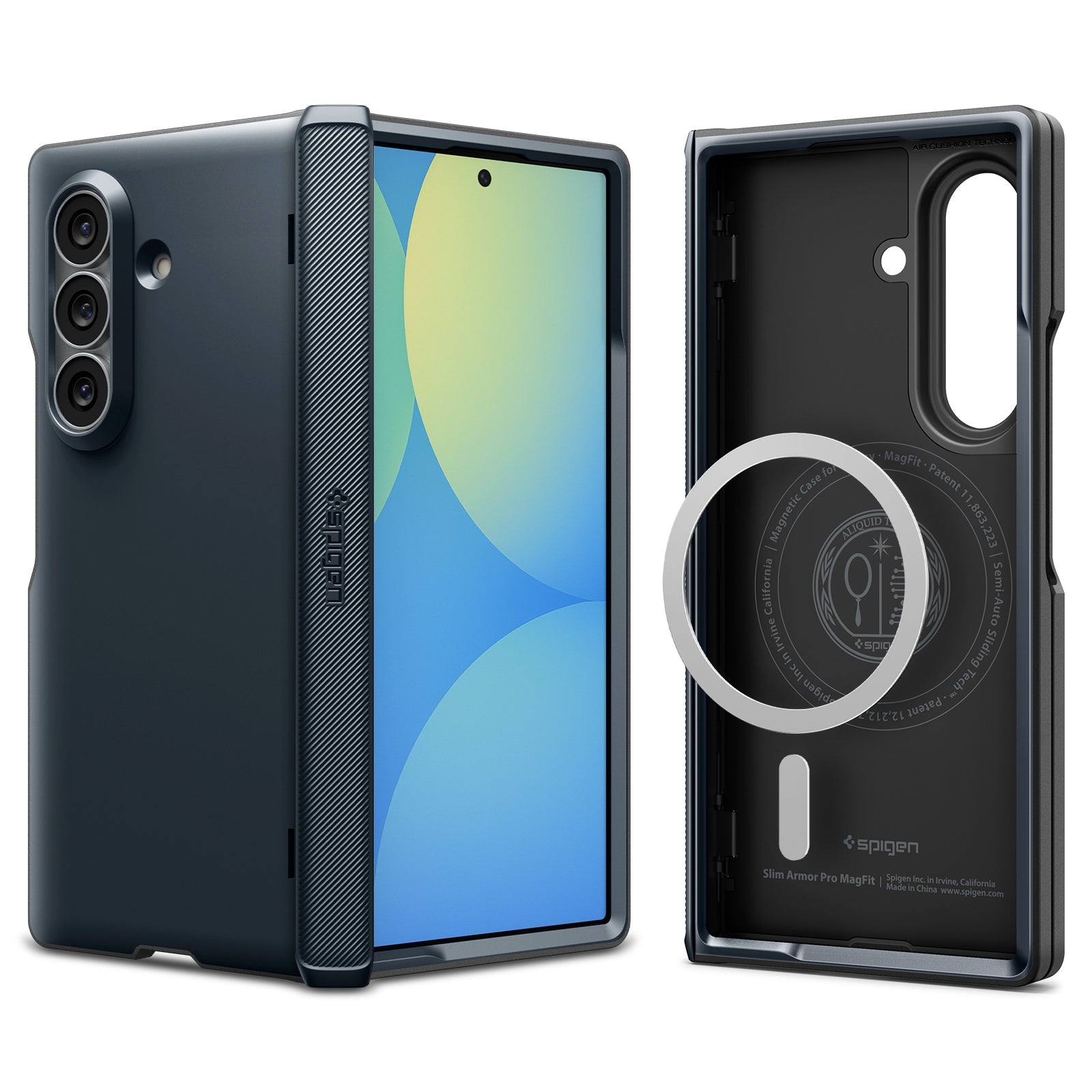 Spigen Galaxy Z Fold 8 Ultra Case Slim Armor Pro MagFit - Metal Slate - image 10