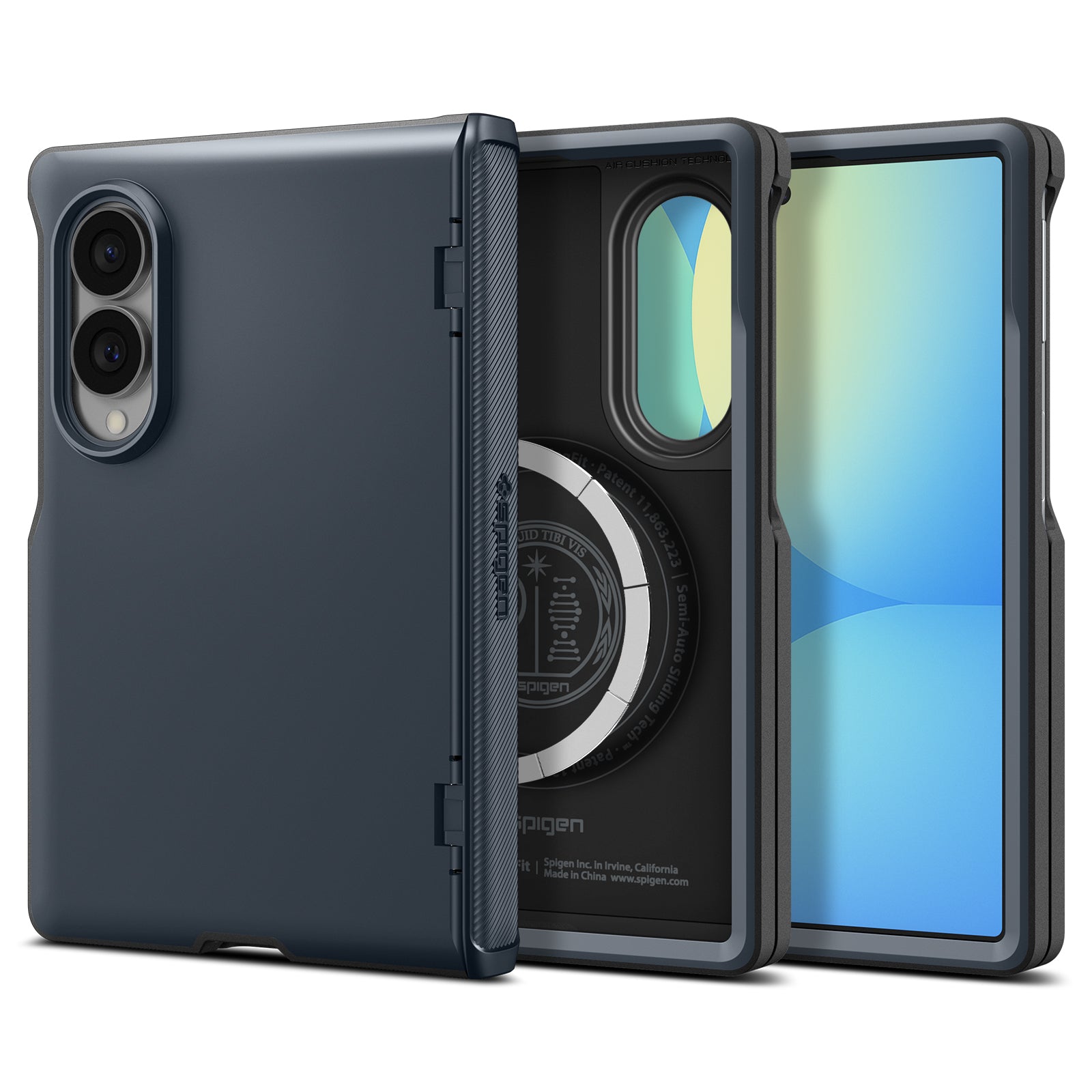 Spigen Galaxy Z Fold 8 Case Slim Armor Pro MagFit - Metal Slate - image 9
