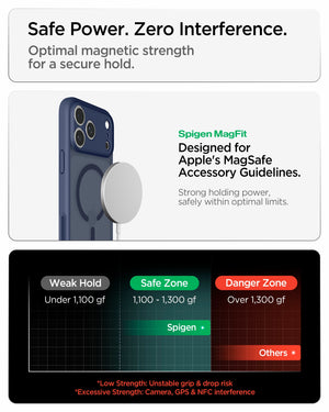 Spigen iPhone 18 Pro Max Ultra Hybrid Matte (MagFit) - Frost Deep Blue - feature illustration 76