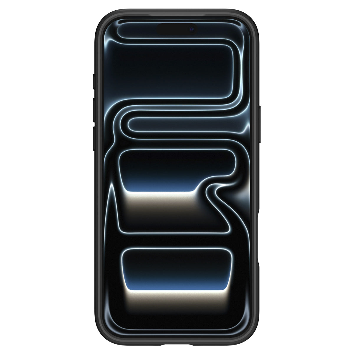 Spigen iPhone 18 Pro Ultra Hybrid Matte (MagFit) - Frost Black - case detail 8