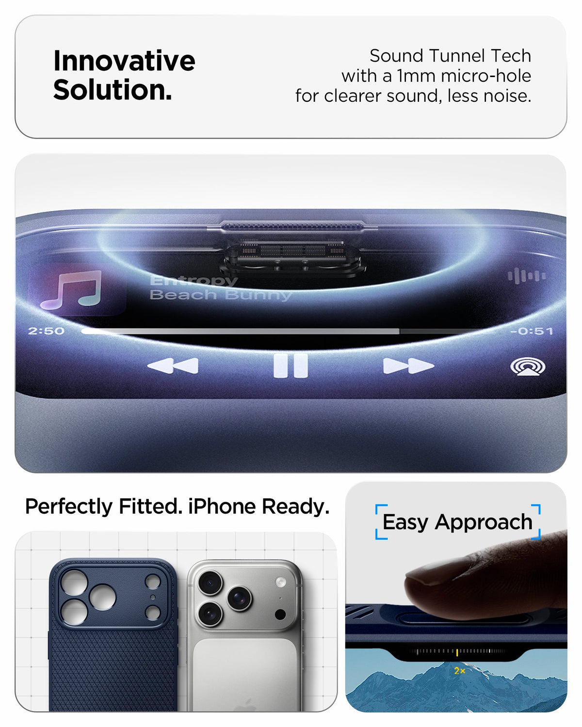 Spigen iPhone 18 Pro Liquid Air - Navy Blue - feature illustration 51