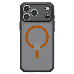 Spigen iPhone 18 Pro Max Ultra Hybrid Matte (MagFit) - Frost Black Orange - case detail 20