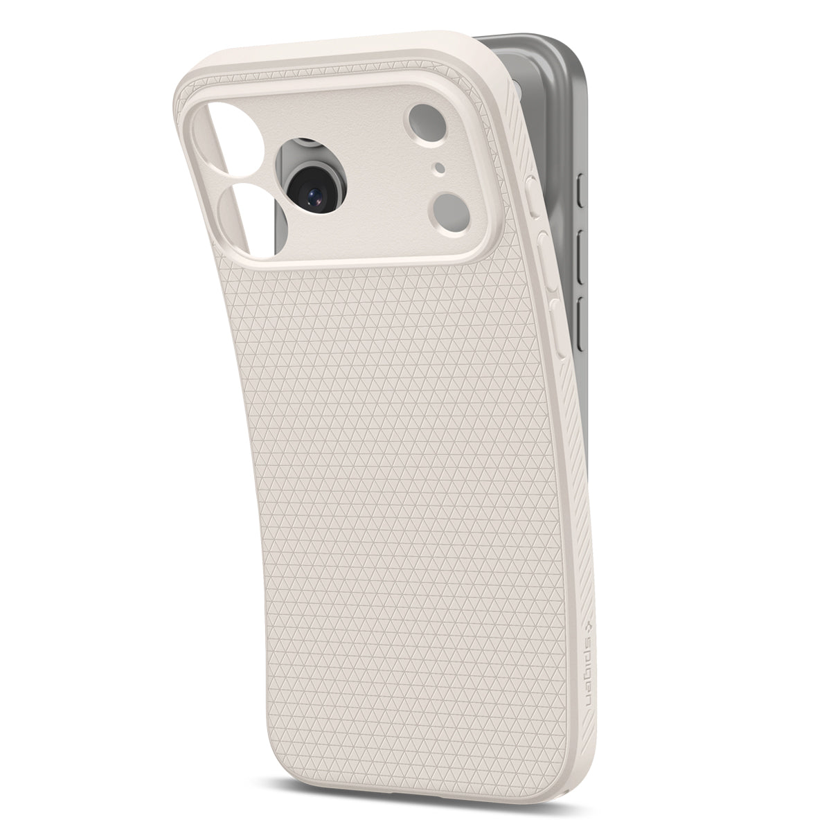 Spigen iPhone 18 Pro Liquid Air - Natural Titanium - case detail 30