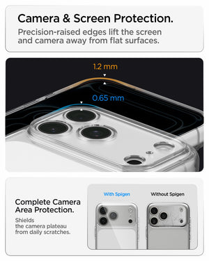 Spigen iPhone 18 Pro Max Ultra Hybrid - Crystal Clear - feature illustration 23