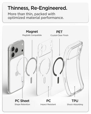 Spigen iPhone 18 Pro Max Ultra Hybrid (MagFit) - Clear Graphite - feature illustration 86