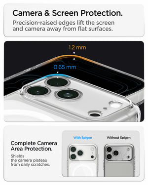 Spigen iPhone 18 Pro Max Ultra Hybrid (MagFit) - Clear White - feature illustration 106
