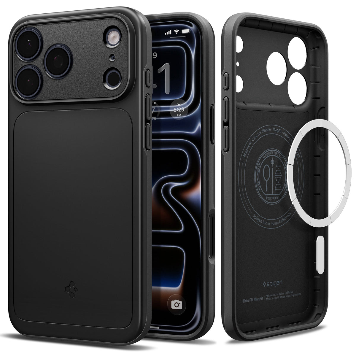 Spigen iPhone 18 Pro Thin Fit (MagFit) - Black - product view 1
