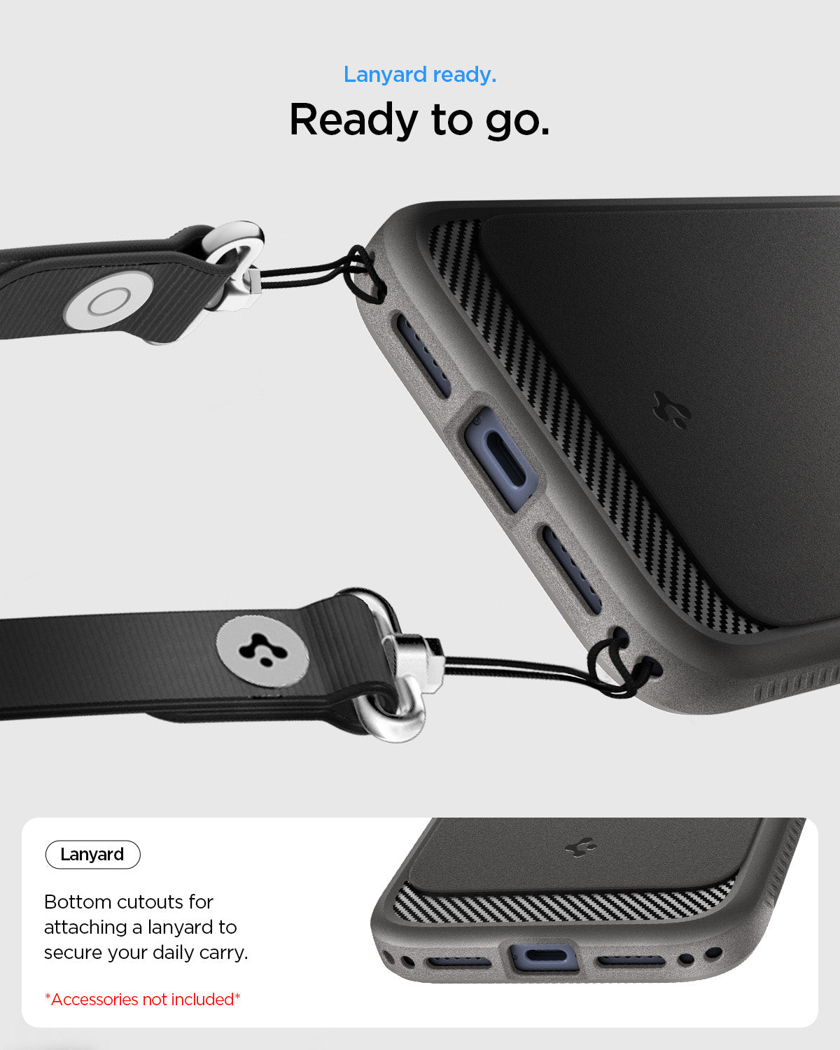 Spigen iPhone 18 Pro Rugged Armor (MagFit) - Gray - feature illustration 29