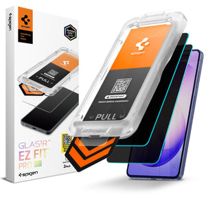 Spigen Galaxy S26 EZ Fit Pro HD Privacy – offline privacy two-pack and pull-tab installation kit