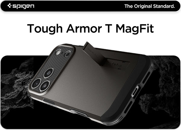 Spigen iphone 18 pro max case tough armor t magfit - Tough Armor T design overview